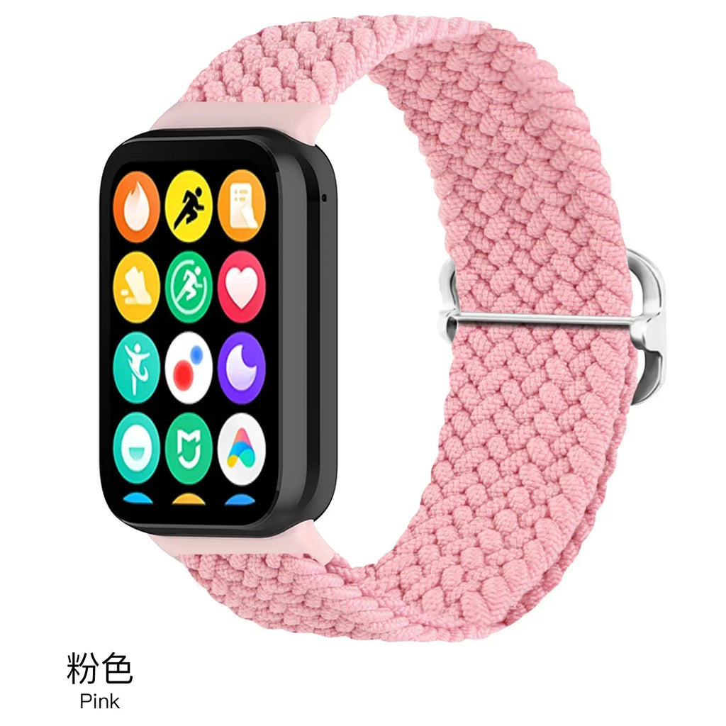 Nylon Strap for Xiaomi Mi Band 9/8 Pro Breathable Replaceable Bracelet Wristband Correa Redmi Watch 4/5/6 Watchband Accessories