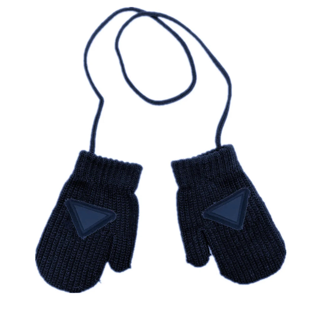 Winter Cotton Knitted Beanies Leather Heart Outdoor Hat Children Hats Personality Table hats girl hat boy hat