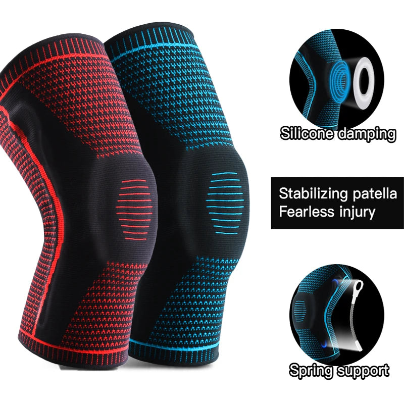 Double Compression Knee Sleeve Support for Knee Pain Sports Running Gym Joint Pain Relief Meniscus Tear Injury Recovery