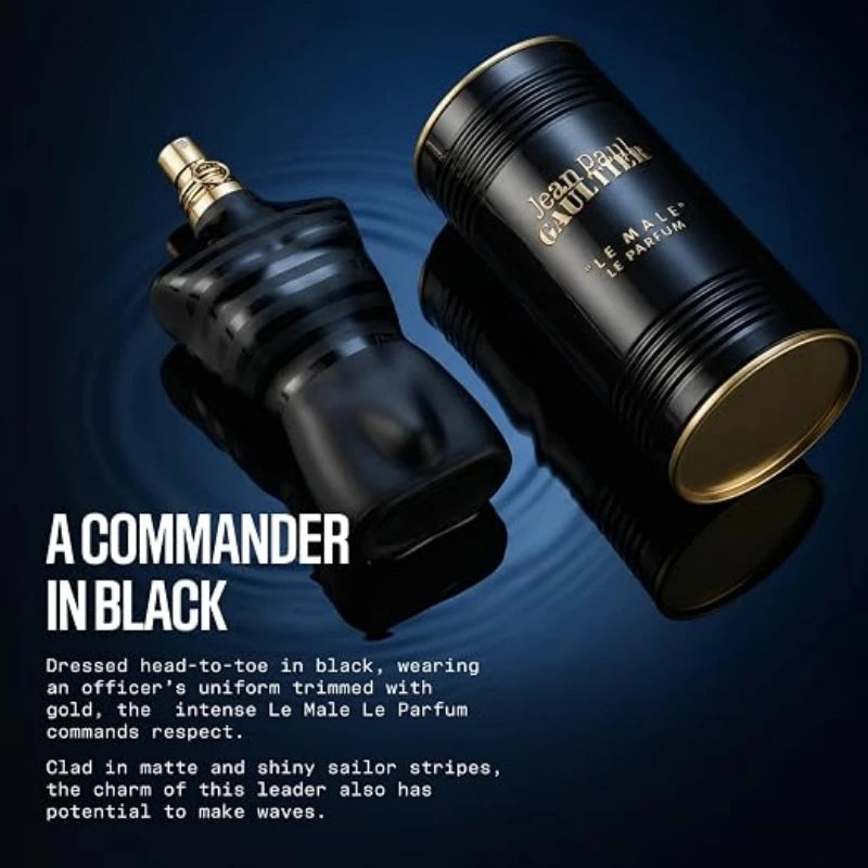 Jean Paul Gaultier Unisex Perfume 125 ml - Black and Gold Three-Dimensional Bottle - Long-lasting Oriental Woody Scented Blend - Luxury Men's Perfume Gift Set
