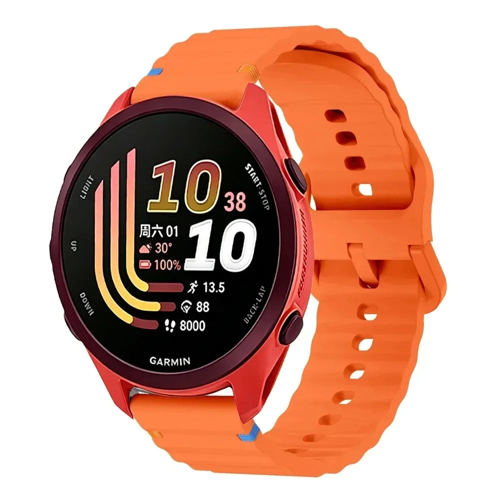 18/20/22mm Silicone Band for Garmin Forerunner 70 170 965 265 55 165 970 570 47/42mm Strap Garmin Venu 4 45/41mm Active 6 Correa