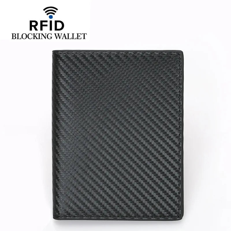 New Card Bag Genuine Leather Bank Large Capacity Rfid Anti-theft Multiple Card Slots Men and Women Wallets