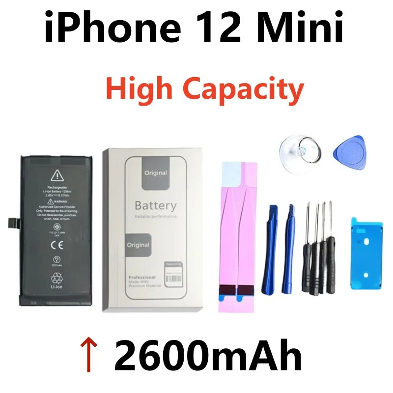 Xilecaly Battery For iPhone 14 Pro Max 11 Pro 12 13 Mini Pro Max Original Real High Capacity Replacement Bateria Warranty 1 Year