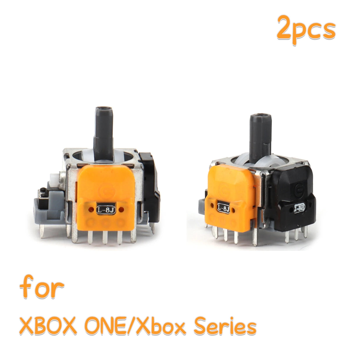 2pcs Replacement Hall Effect Joystick 3D Analog Sensor ThumbStick for PS5/PS4/Xbox One/Series Controller Repair Parts Accessory