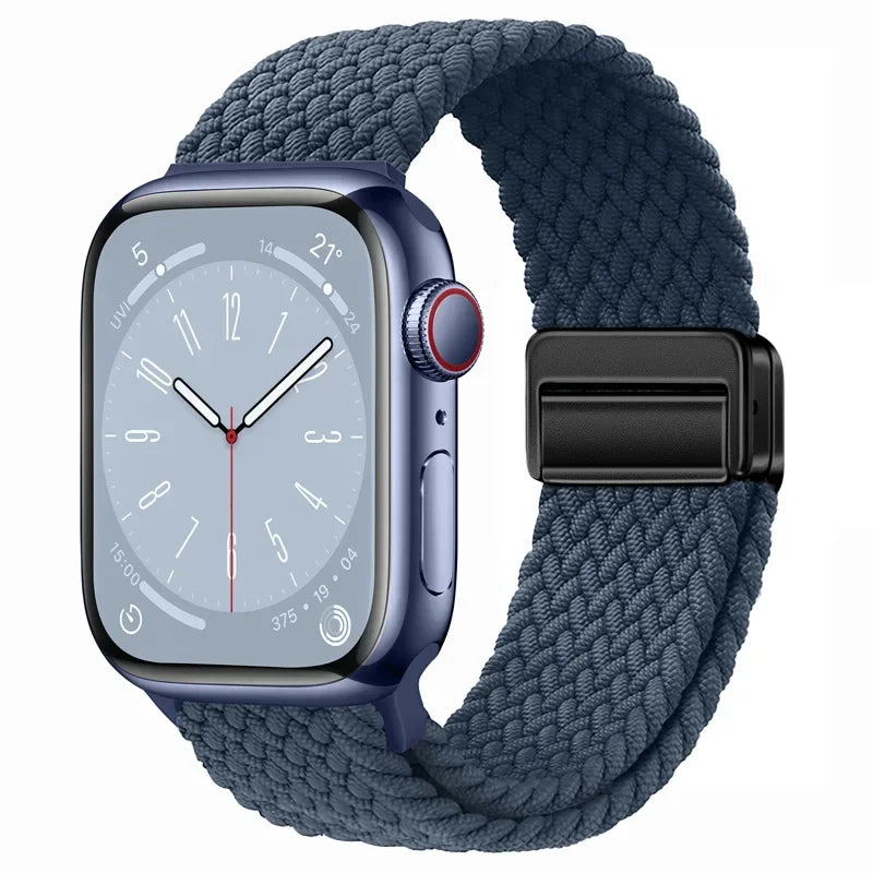 Nylon strap For Apple watch 11 10 42mm 46mm 9 8 7 45mm 41mm Ultra 3/2/1 49mm Magnetic wristband For iWatch 6 5 4 3 SE 44mm 40mm