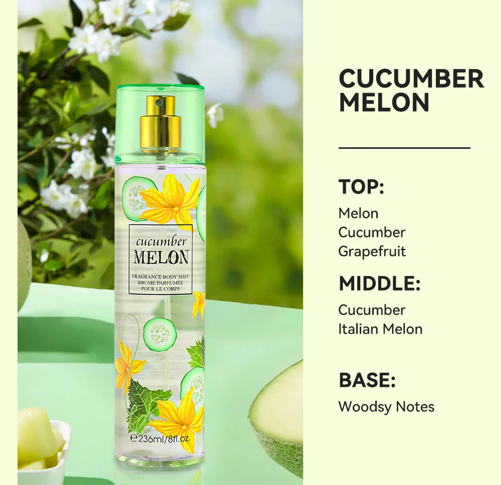 8 Fl.oz/236ml Hair & Body Mist for Women, Floral Fragrance Mist, Fresh Body Spray, Long-Lasting Perfume, Perfect for Daily Use