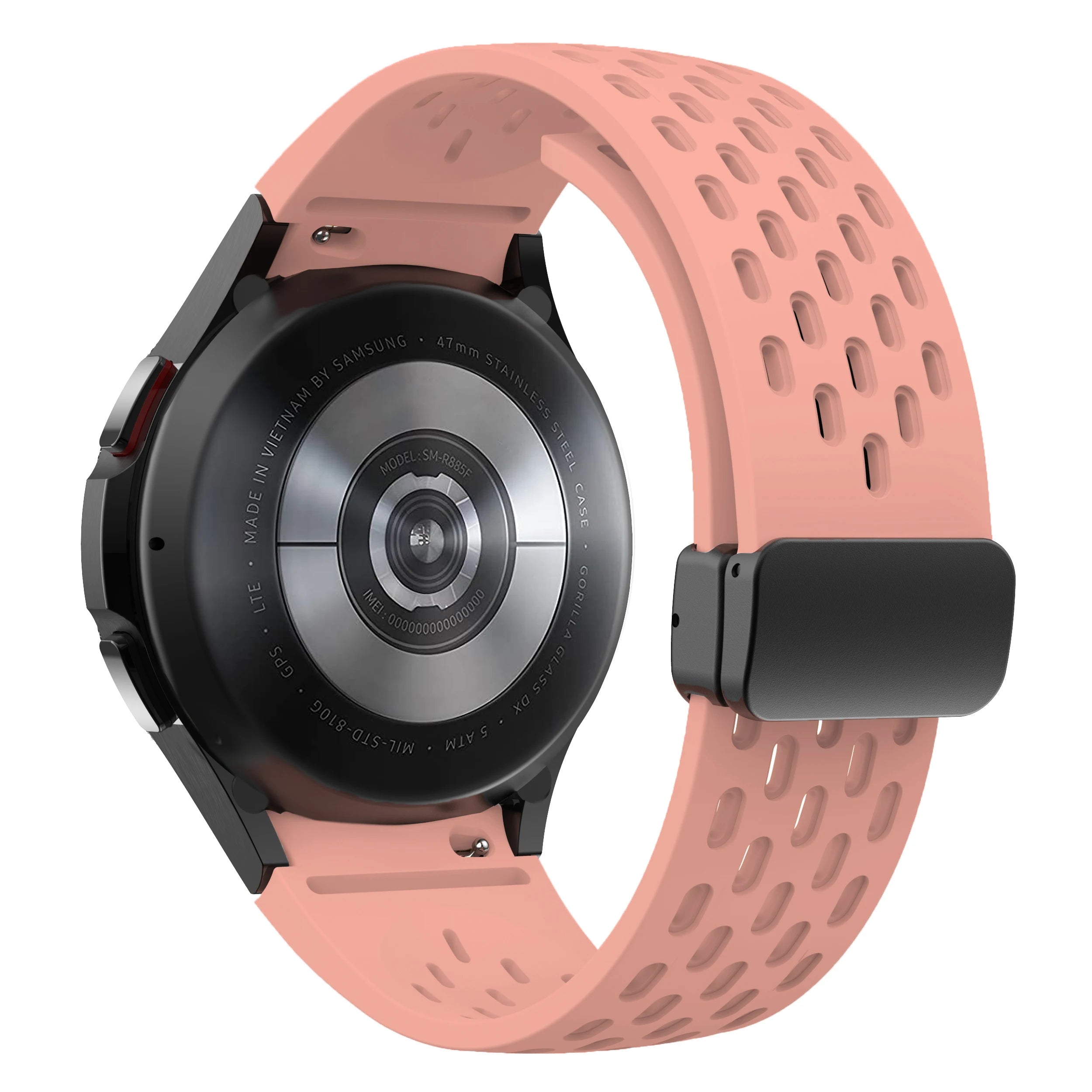 Silicone Strap for Samsung Galaxy Watch 7 6 5 4 40mm 44mm 5Pro 45mm Magnetic Buckle Band 6 Classic 43mm 47mm No Gaps Bracelet