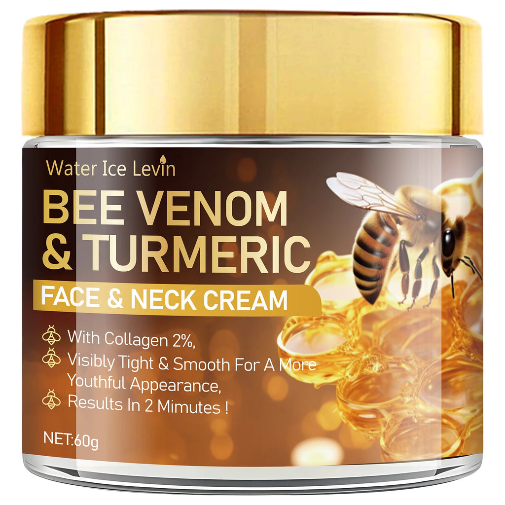 Bee Venom Skin Tightening and Lifting Cream - Hydrating Formula, Rich in Vitamin A, Collagen, Niacinamide, and Vitamin E, for a Radiant Appearance and Enhanced Glow