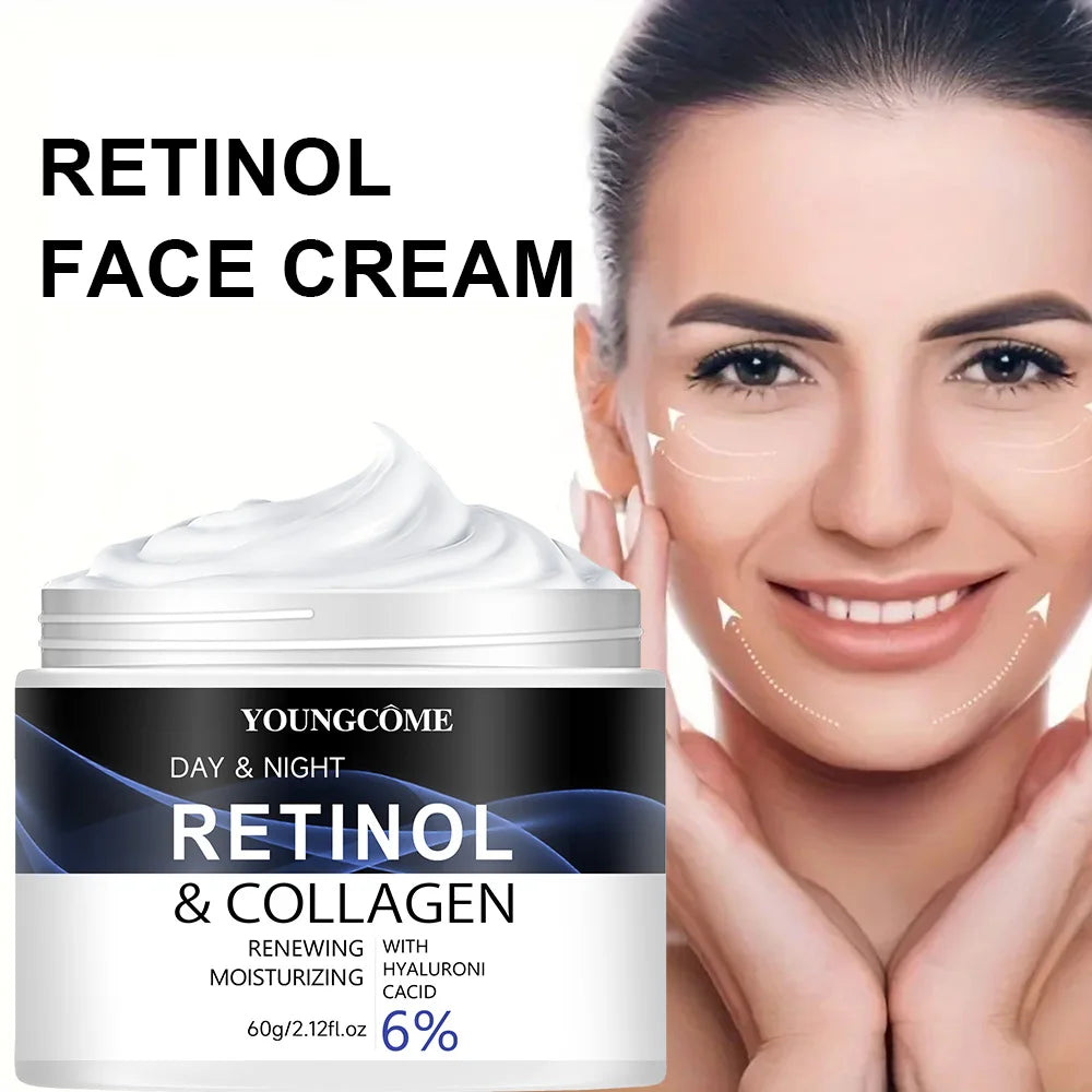 Retinol Face Cream Anti-wrinkle  Moisturizing Brightening Hydrating Smooth Wrinkles Firming Facial Face Brighten Skin Skin Care