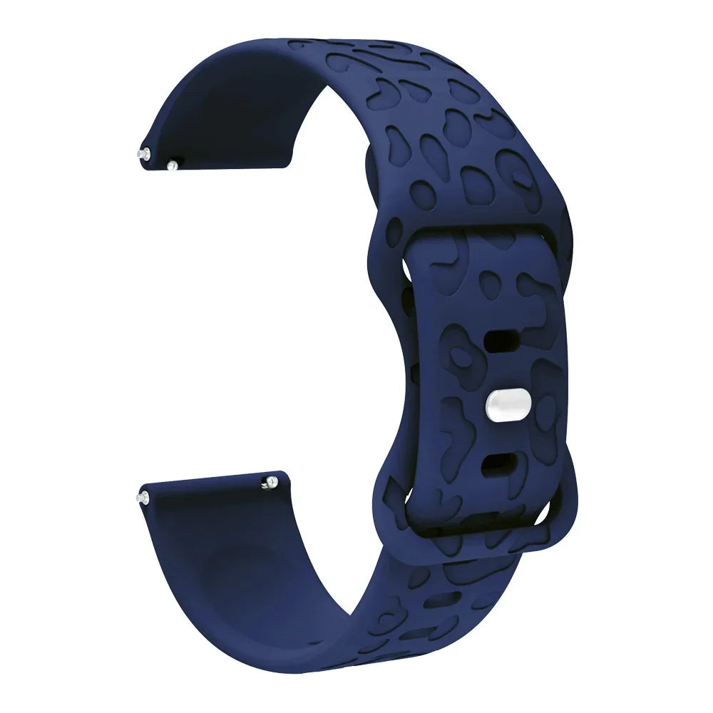 18mm 20mm 22mm Leopard Bracelet for Garmin Venu 3S Band Venu 2S Correa Active 5 Bands Garmin Forerunner 265 Band 265S 255S 255