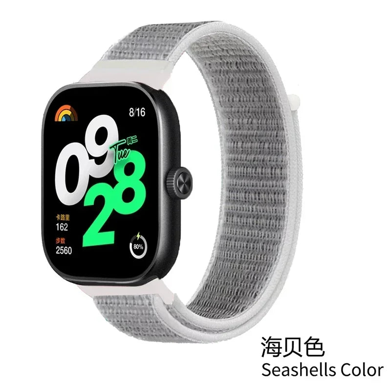 Nylon Strap for Xiaomi Redmi Watch 4/5/6 Adjustable Wristband Sport Watchband for Mi band 9 Pro/Mi Band 8 Pro Belt Accessories