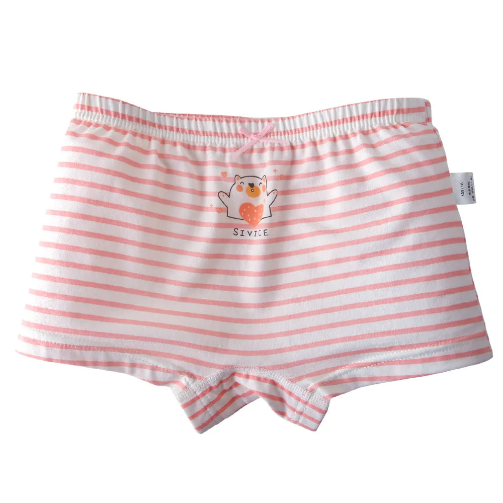 3-8 year old children's underwear women's pure cotton children's cartoon boxer