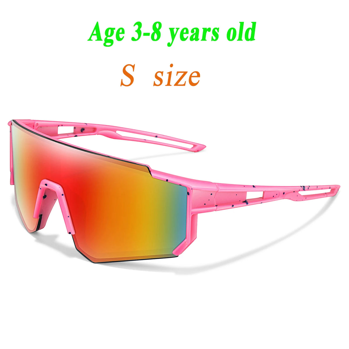 3-14 Year Old Children Baseball Sunglasses Kids Boys Girls M Size Youth BicycleUV400 Outdoor Sports Camping Mtb Bike Eyewear