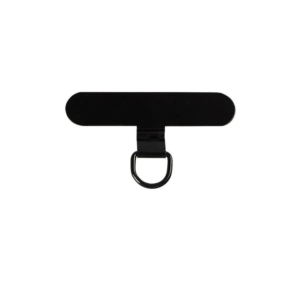 1PCS Universal Stainless Steel Phone Lanyard Patch Mobile Phone Case Connect Clips Rotatable Detachable Strap Tether Pad Gasket
