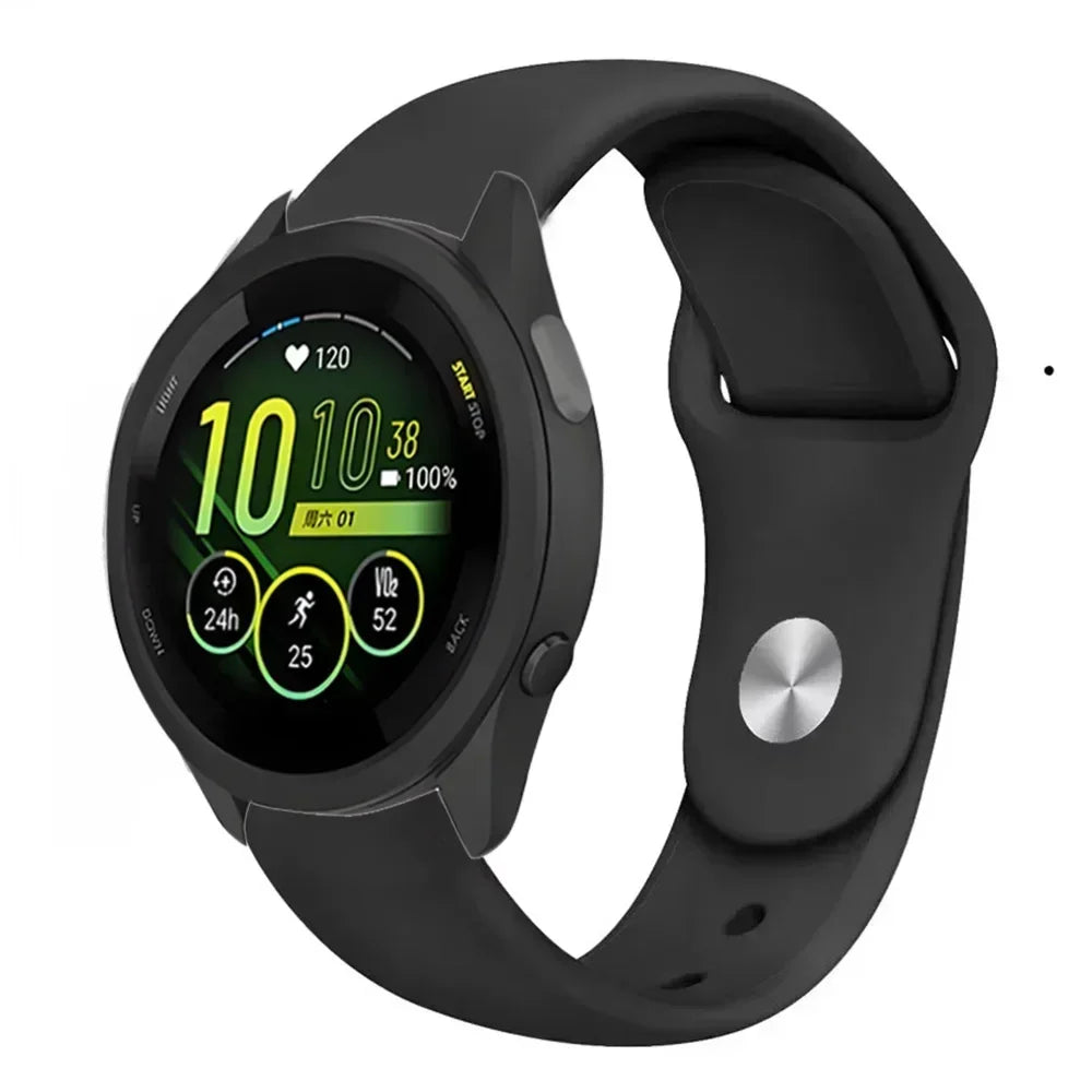 18/20/22mm Soft Silicone Strap For Gramin Forerunner 55 165 645 965 255/265 bracelet Accessories Wristband Garmin Venu 3S Correa