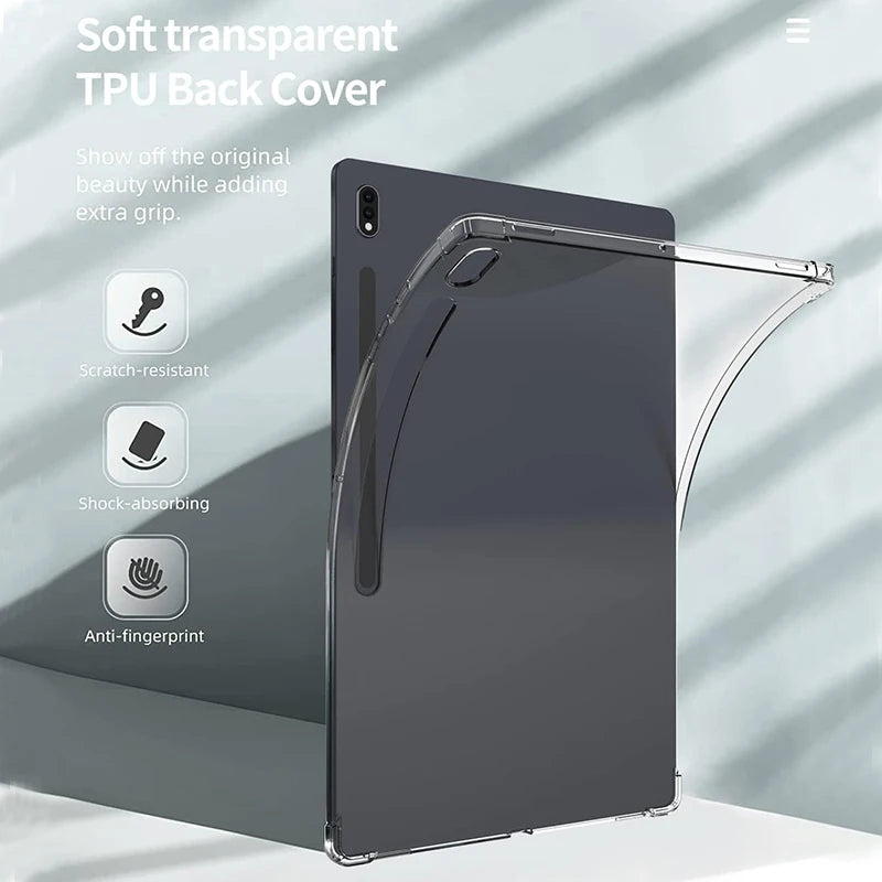 Tablet Case For Samsung Galaxy Tab S8 S9 S10 S11 Ultra 14.6 TPU Cover Tab S10 Llte S9 S8 S7 S11 11" FE Plus 12.4 inch Funda