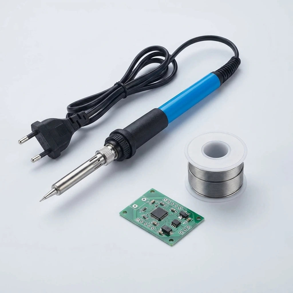 EU 60W Adjustable Temperature Electric Soldering Iron Welding Rework Station Heat Pen Tips DIY Repair Tool
