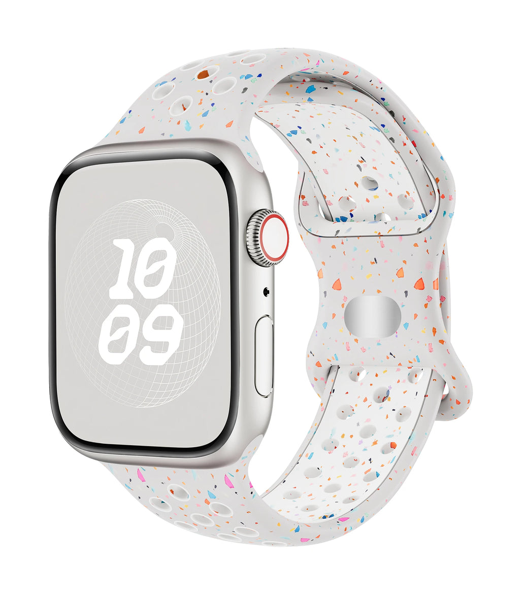 Silicone Strap for Apple watch band 40mm 41mm 45mm 44mm 46mm 49mm 42mm Breathable bracelet iwatch Series 11 10 9 8 SE 3 Ultra 2
