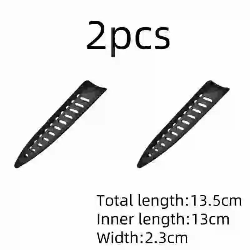 Kitchen Knife Sheath Black Plastic Knife Covers Knife Blade Protector Cover Guards Case Kitchen Accessories кухонні аксесуари