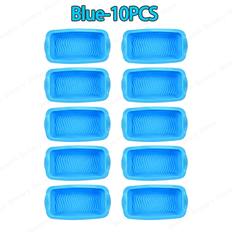 1-10PCS Extra Large Silicone Ice Cube Molds Cold Bath Ice Bucket Making Ice Cubes Cake Baking Molds New Ice Compartment Molds