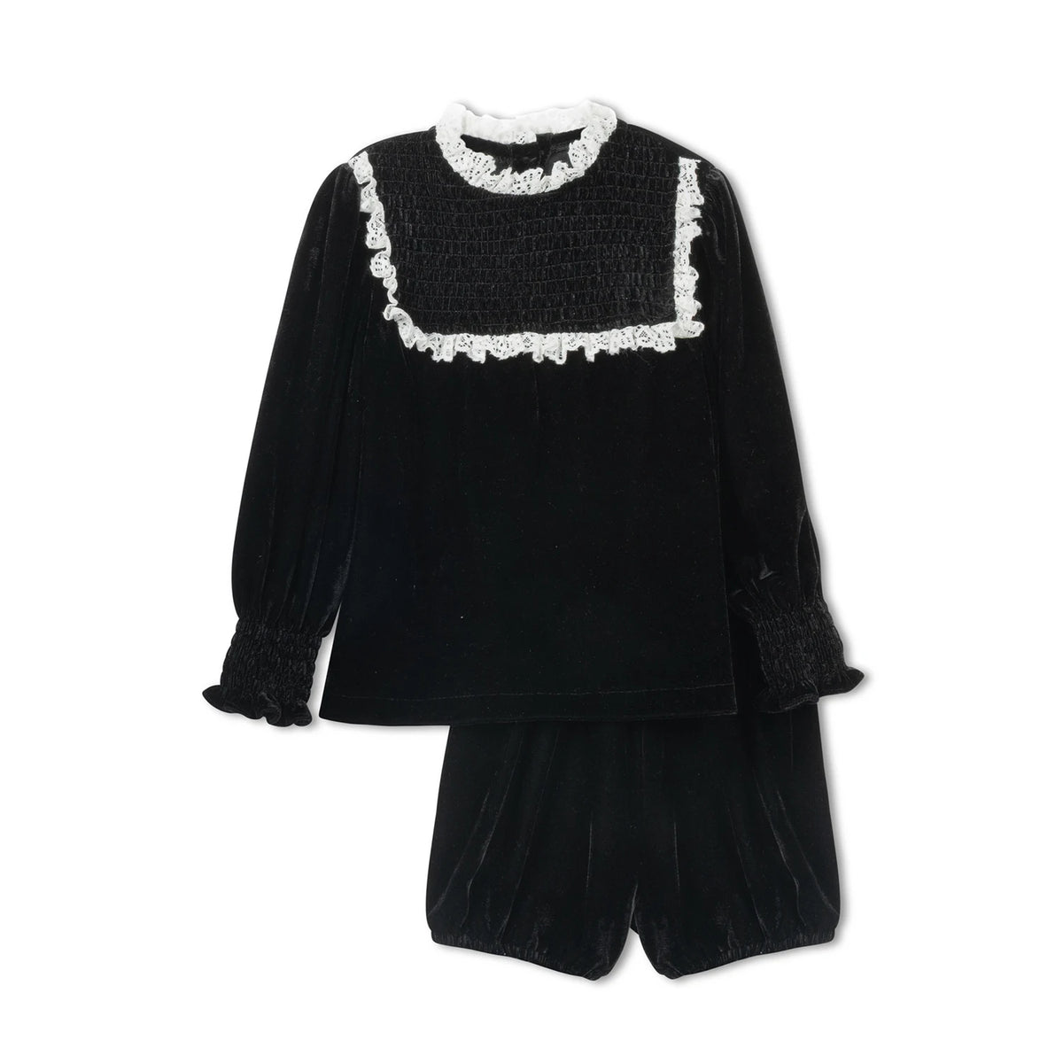 AP Velvet Collection AW26 Girls Lace Velvet Patchwork Dress Cute Baby Girls Set Boys Blazer Brother Sister Matching Clothing