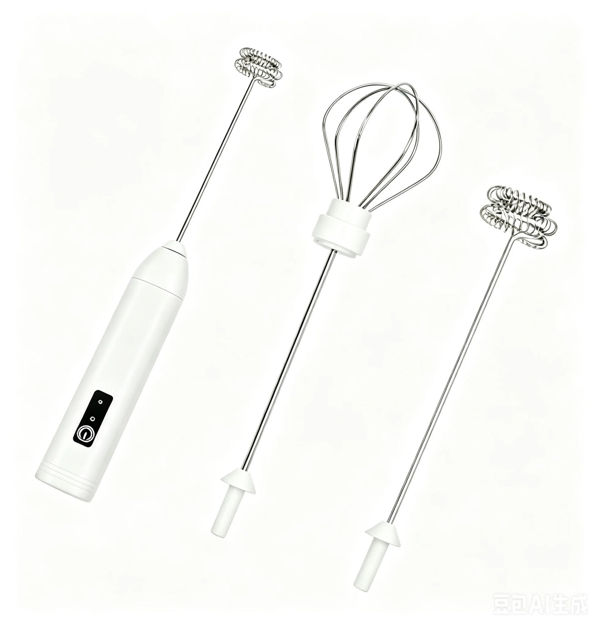Handheld Milk Frother Cordless Electric Whisk Beverage Mixer Suitable for Coffee Milk Eggs Mixer Kitchen Accessory