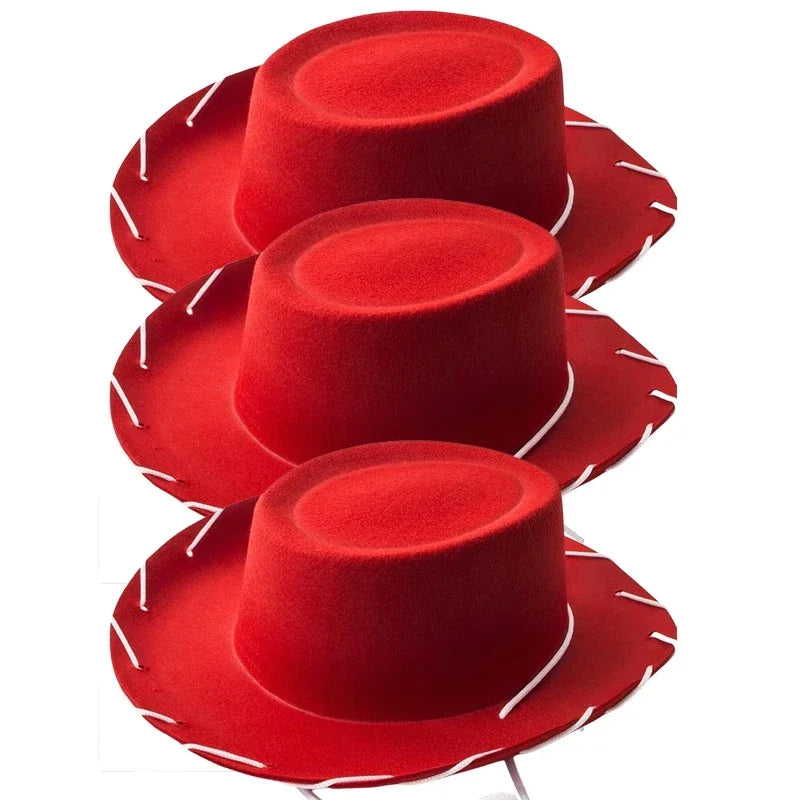Cowboy Western Hats and Bandanas for Kids Costume Hat Accessories for Toddler Child Theme Birthday Party Halloween Costume Dress
