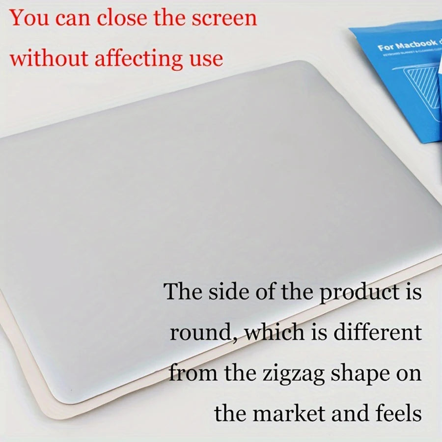 1pc Microfiber Dustproof Screen Cleaning Cloth & Notebook Keyboard Blanket Cover Laptop Protective Film Screen Cleaner Kit for M