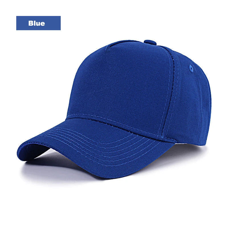 Custom Logo Embroidery Baseball Cap Diy Text Pattern Five panels Sun Hat Design Cotton Caps Wholesale Dad Hats