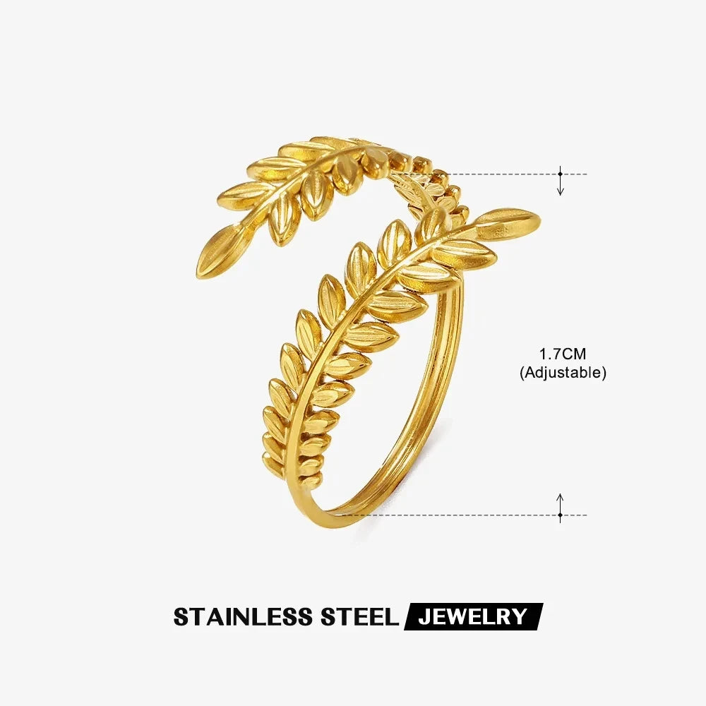 316L Stainless Steel Rings for Women Gold Color Women's Ring Male Finger Wedding Luxury Quality Jewelry Accessories 48 Style