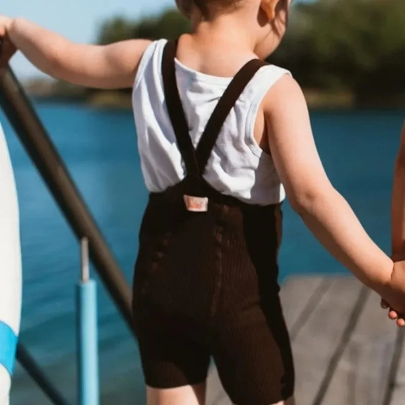 2026 Spring Summer Baby Shorty Tights New Soft Cotton Knit Kids Children Boy Girl Shorts Suspenders Tights