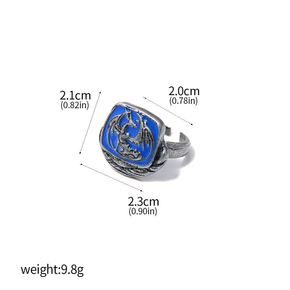 Game Dark Souls Rings for Men Vintage Havel's Demon's Scar Chloranthy Serpent Leo Darkmoon Ring Halloween Jewelry Gift