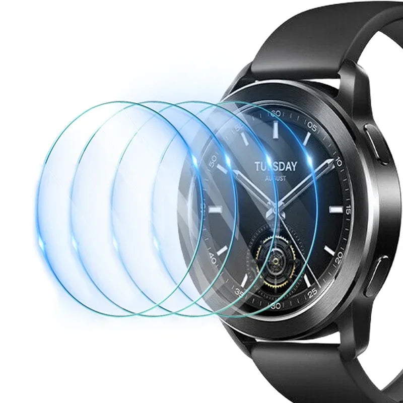1-4Pcs Glass For Xiaomi Mi Watch S3 S4 S5 Smartwatch Screen Protectors Tempered Glass Film For Xiaomi Watch S4 Sport S4-41MM S5
