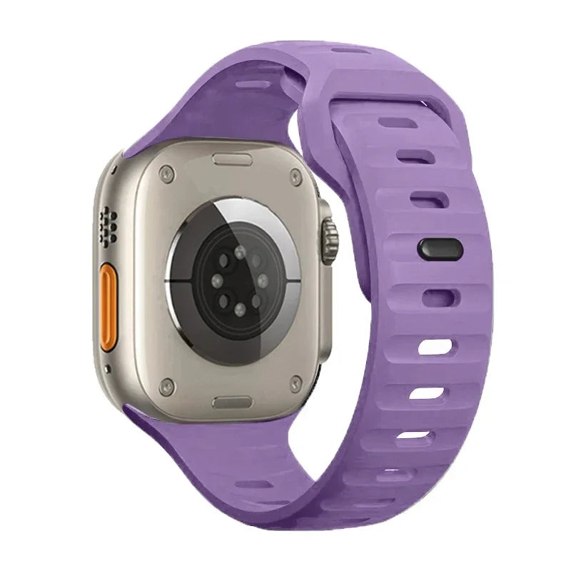 Soft Silicone Strap For Apple Watch 8 7 3 5 6 SE 4 Ultra 2 49mm for iWatch 45mm 41mm 44mm 40mm 42mm 38 Luminous Bracelet correa