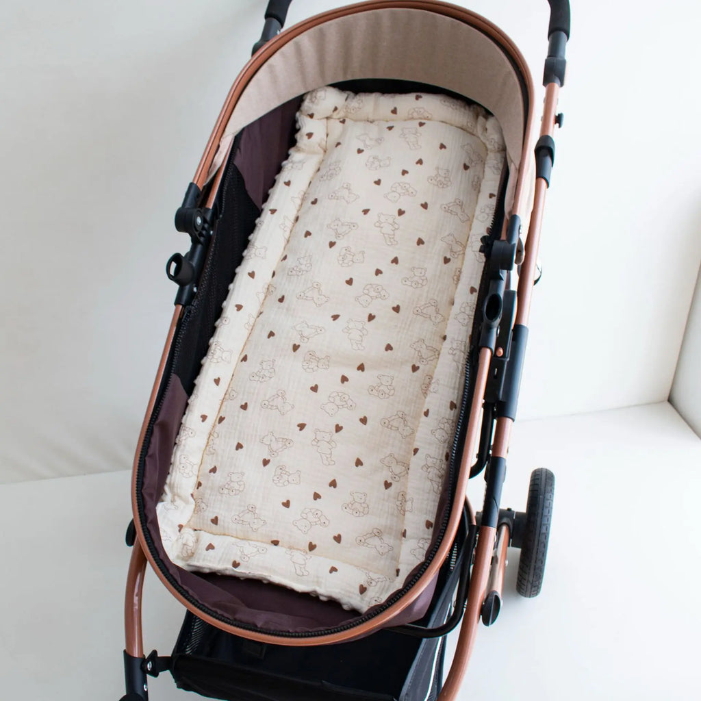 Baby Stroller Seat Cushion Soft Mattress Kids Pushchair Car Mat Stroller Accessories