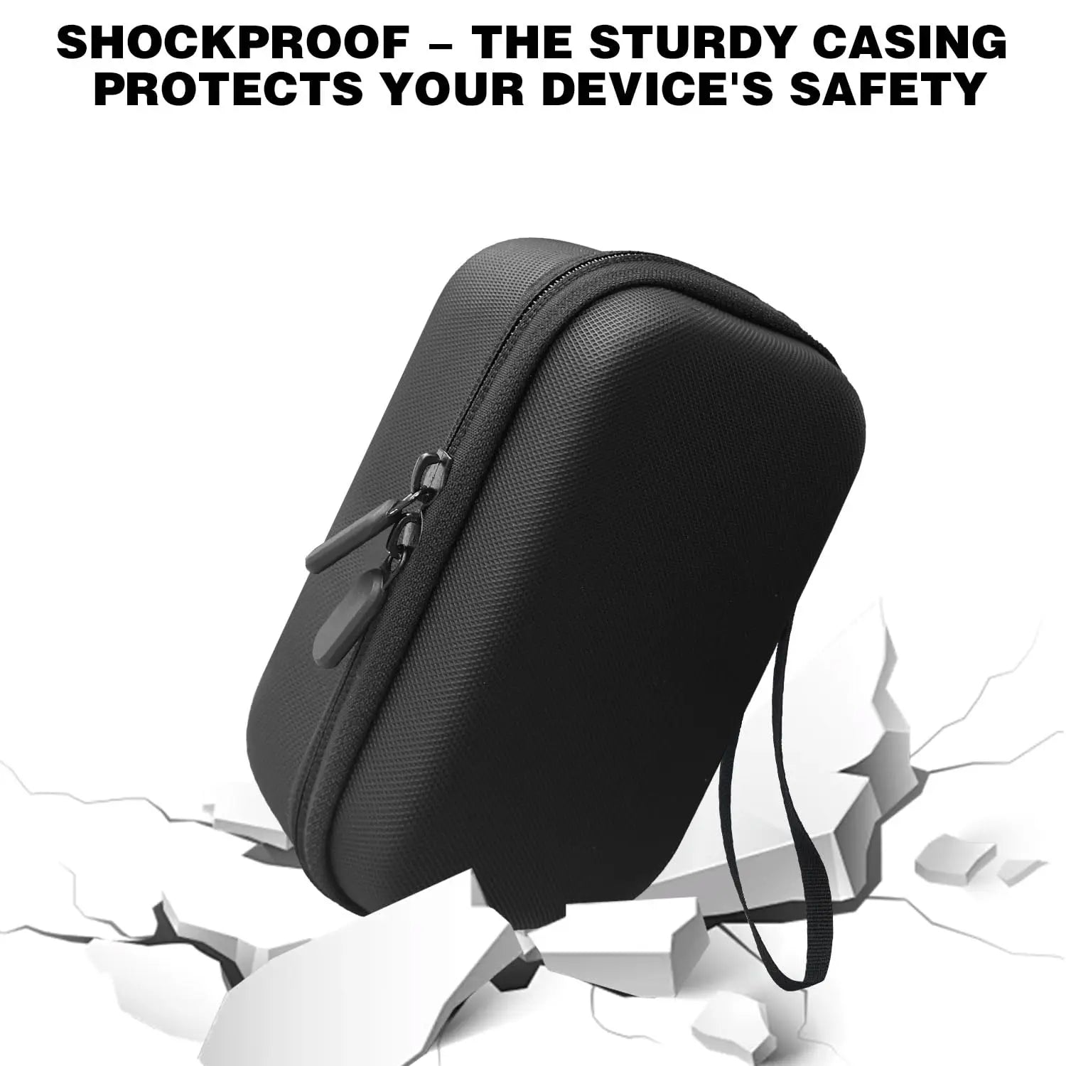 Case for Insta360 Ace Pro/Ace Pro 2, Waterproof & Shockproof,Dedicated Battery Compartment &Durable Black Protective Storage Box