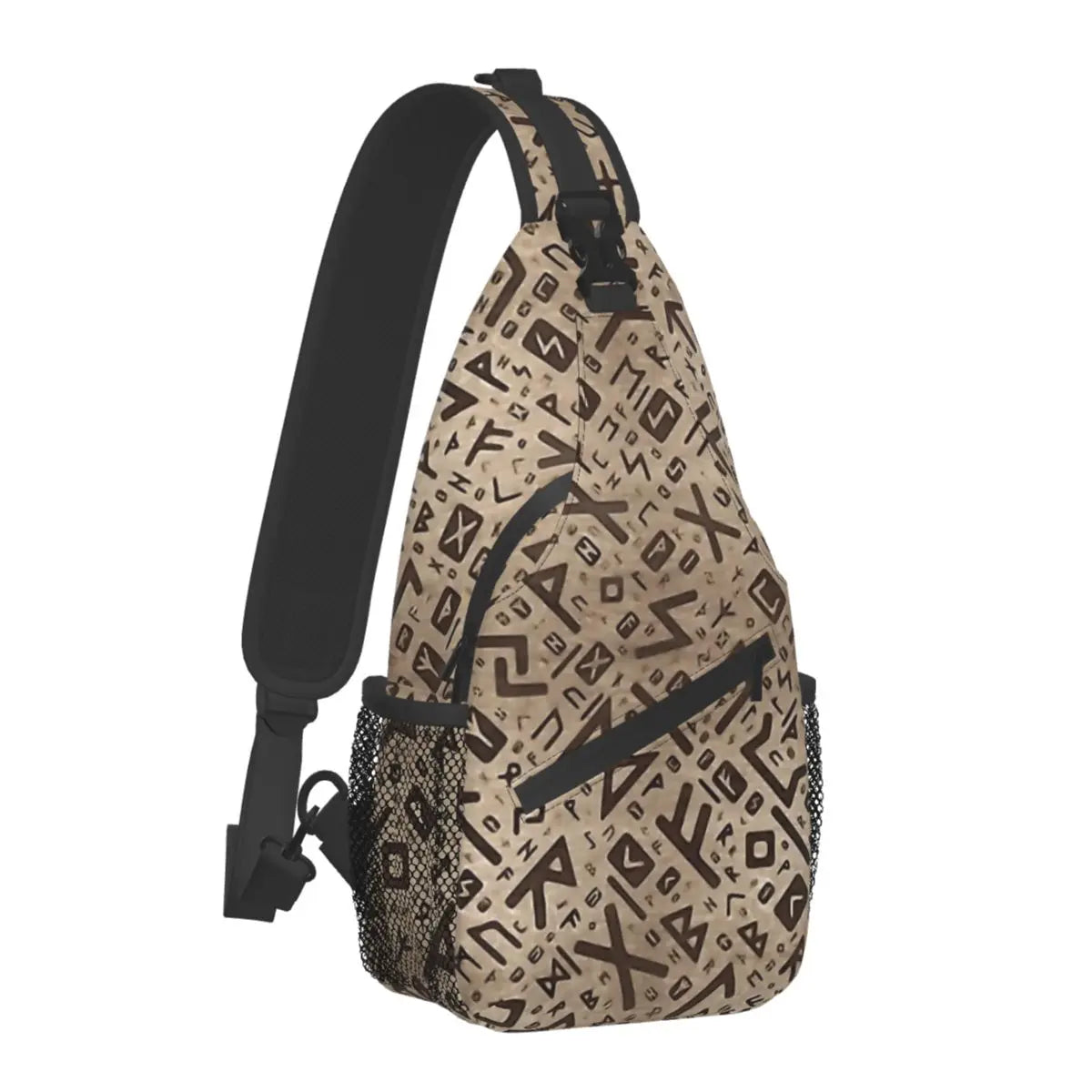 Norse Mythology Viking Crossbody Bag Sports Tree Of Life Triquetra Chest Bag Unisex Women Man Fashion Shoulder Backpacks Travel