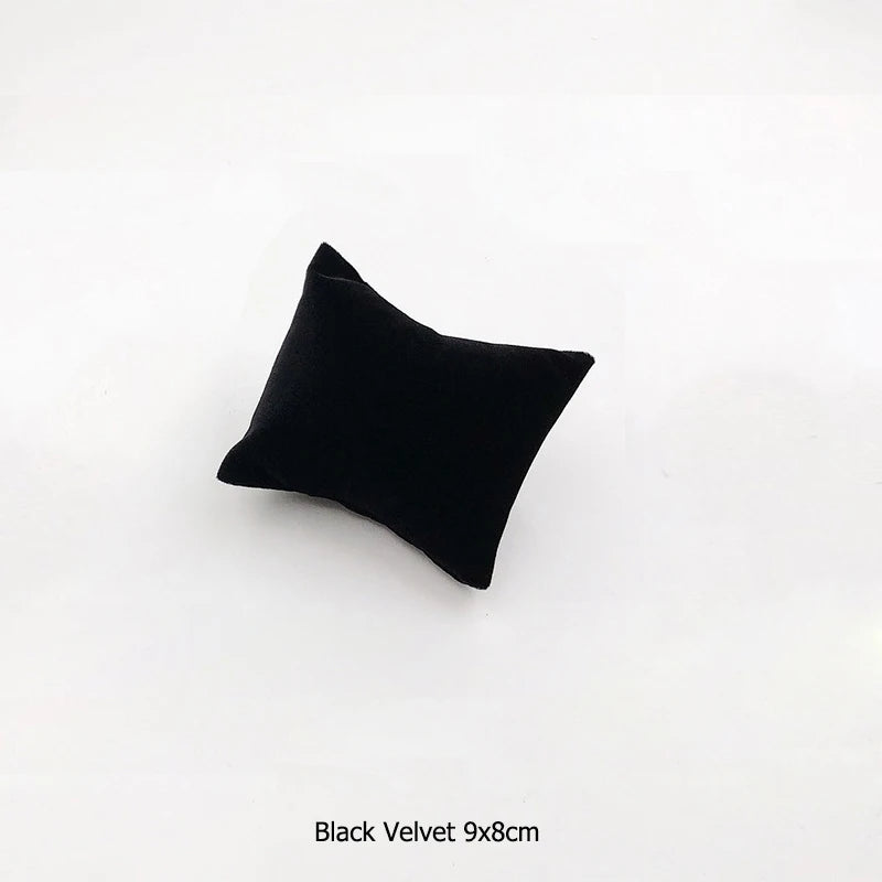 Wholesale Durable Velvet Pearl Bracelet Watch Display Pillows for Case Bangle Anklet Wristwatch Holder Jewelry Counter Organizer