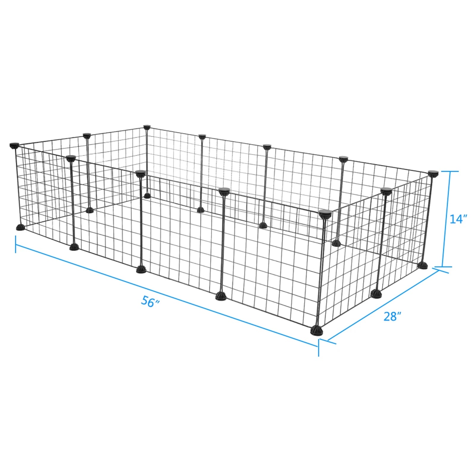 Pet Playpen Small Animal Cage Indoor Portable Metal Wire Yard Fence for Animals Guinea Pigs Rabbits Kennel Crate Fence Tent