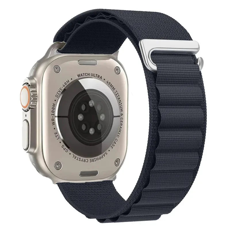Alpine Loop Strap For Apple Watch Ultra 3 Band 49mm 11 10 9 8 7 46mm 42mm 45mm 41mm Nylon Sport Bracelet iWatch 6 5 SE 44mm Belt