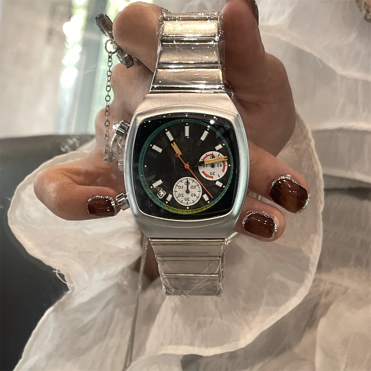CILOA Square Female Field Large Dial High-End Watch Ladies Brand Authentic New Light Luxury Niche Art Women's Watch