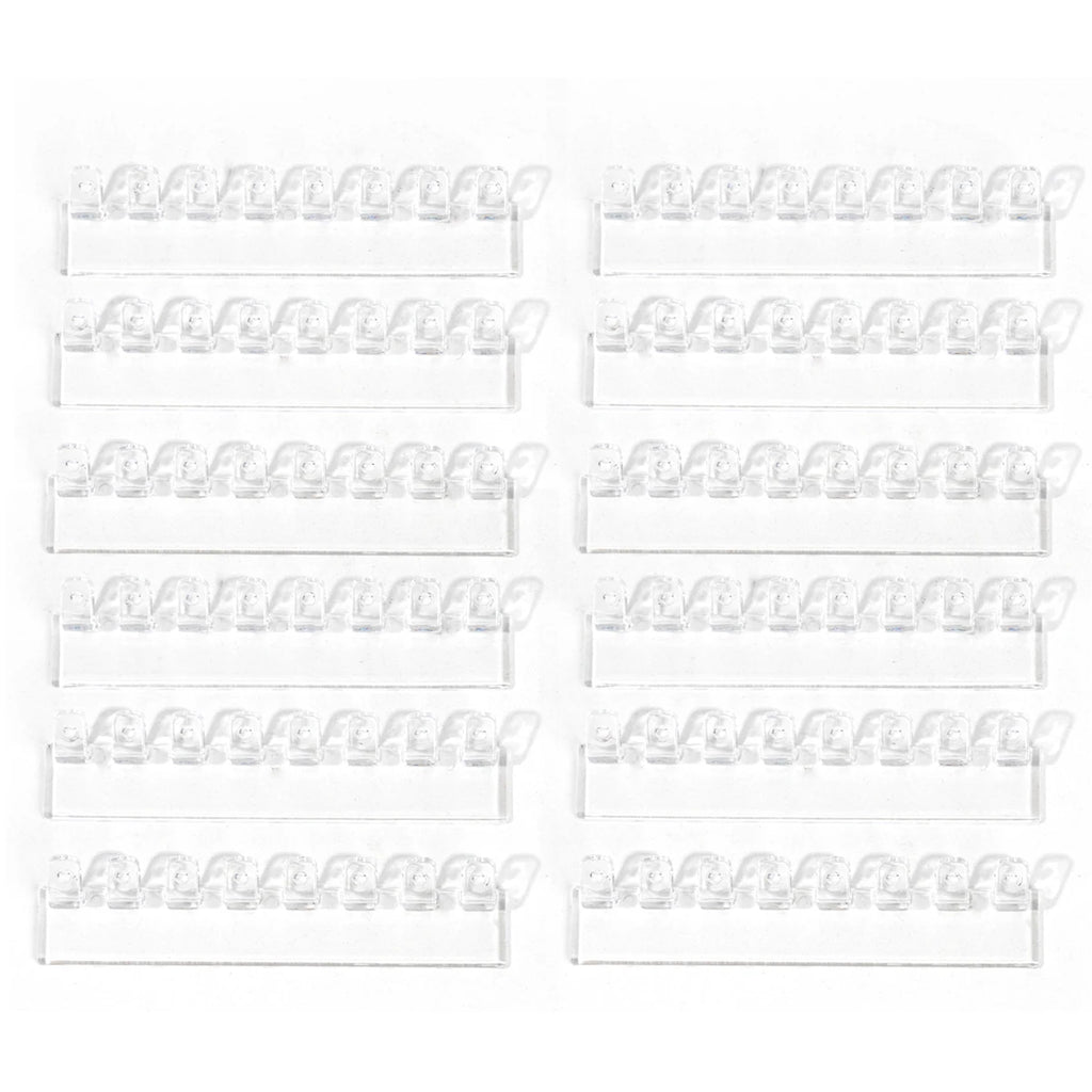 3Pack Necklace Holder, Necklace Organizer Wall Mounted with 8 Hooks, for Hanging Jewelry, Bangles, Bracelets and Rings