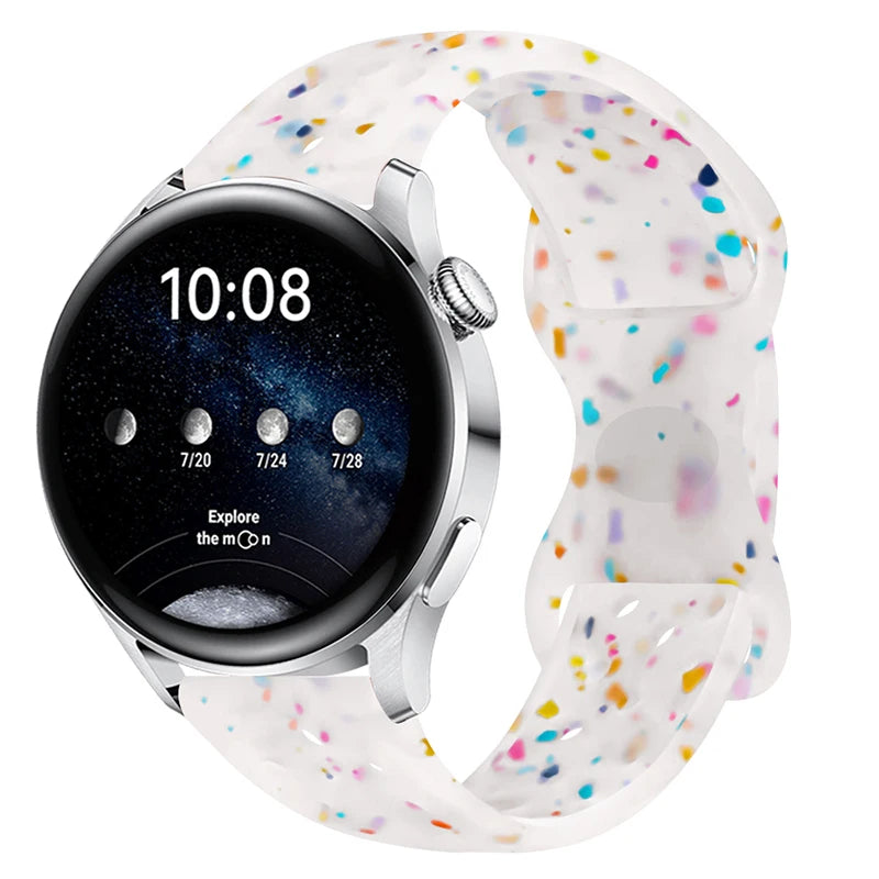 20mm 22mm Silicone Band For Huawei Watch GT6 GT6 Pro 46mm Sport Strap For Huawei Watch GT5Pro GT2 3 4 5 46mm 42mm /GT3Pro 43mm