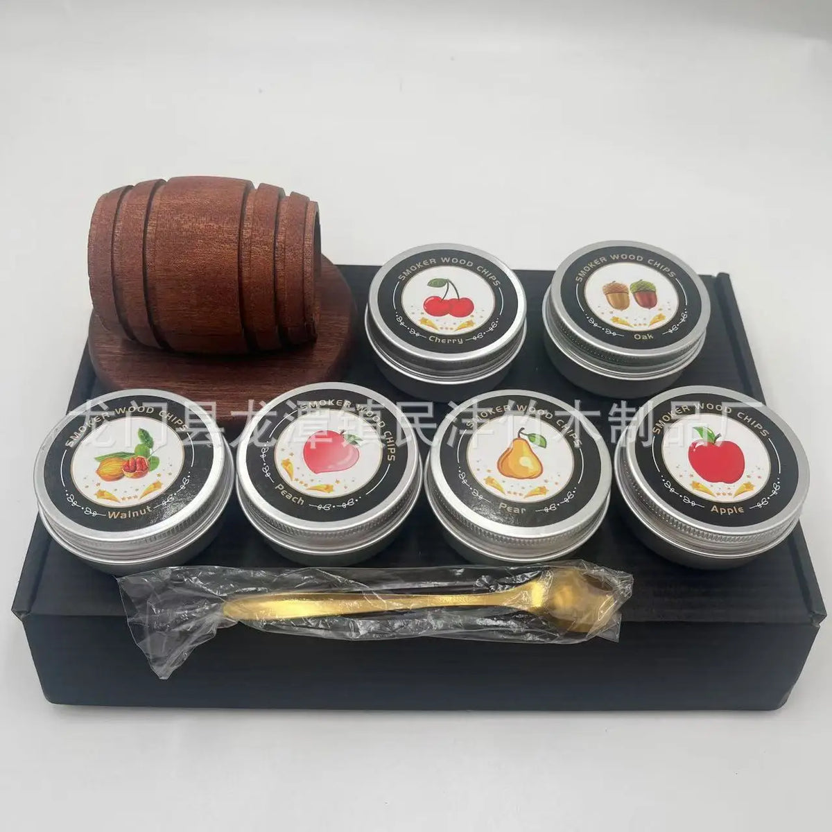 Whiskey Smoker Kit with Wood Chips-6 Flavors Old Fashioned Drink Smoker Infuser for Cocktails Birthday Bourbon for Gifts