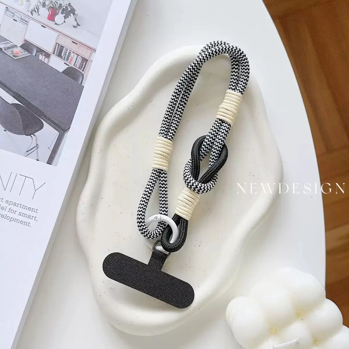 1Pc Short Wrist Strap Phone Case Connection Piece Phone Case Universal Jewelry Accessories Anti slip and Anti fall Portable Pend