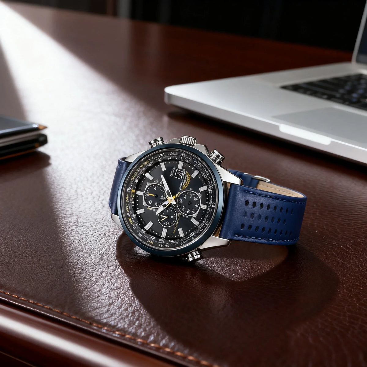 High Quality Men's Quartz Watch Luxury Trend Luminous Multi-Function Chrono Stainless Automatic Watch Father's Day Gifts for Men