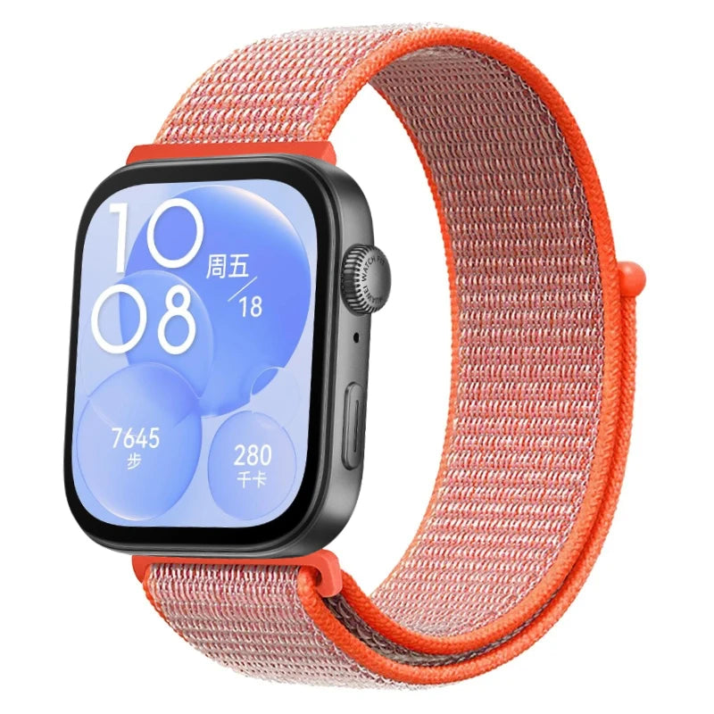 Nylon Loop Strap For Huawei Watch Fit 5/4/3 Sport Breathable Replacement Bracelet Wristband Huawei Watch Fit 4 5 Pro Accessories