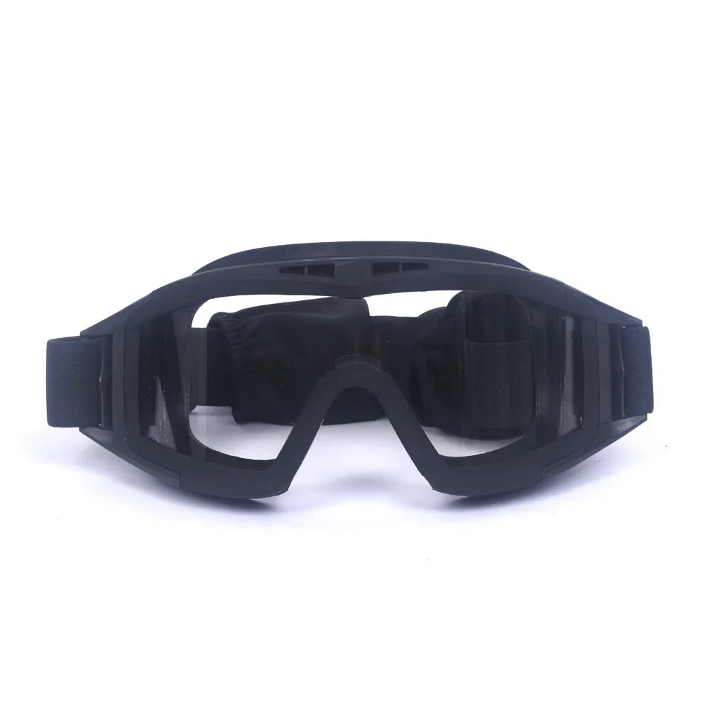 New Airsoft Tactical Goggles 3 Lens Windproof Dustproof Shooting Motocross Motorcycle Mountaineering Glasses CS Safe Protection