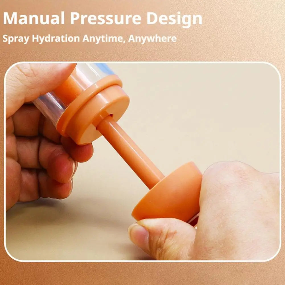 Handheld Mini Mist Sprayer Portable Travel Facial Hydrating Device Fine Mist Moisturizing Care Tool Easy Carry Beauty Sprayer
