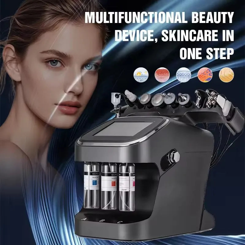 10 IN1 Hydra Beauty Skin Cleansing Facial Machine Water Aqua Peeling Equipment